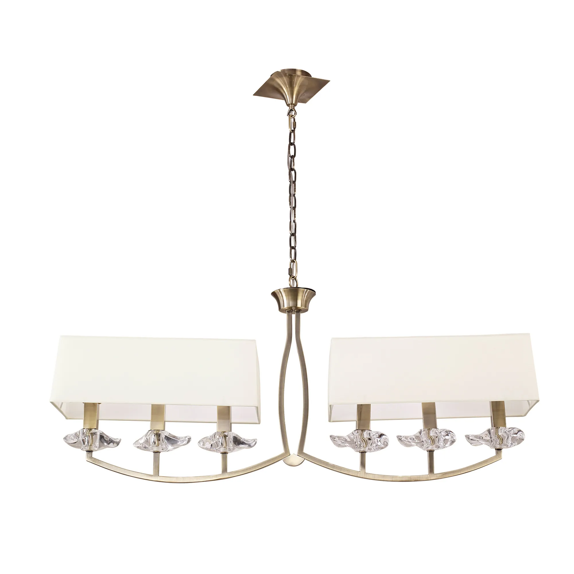 M0781AB  Akira AB Pendant 6 Light